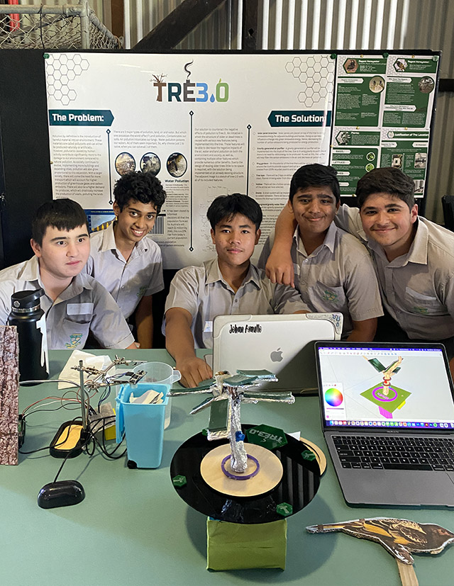 Parra Marist students present at CSIRO Generation STEM Showcase 01