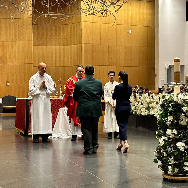 The Mothers and Sons mass at Parramatta Marist High School Westmead
